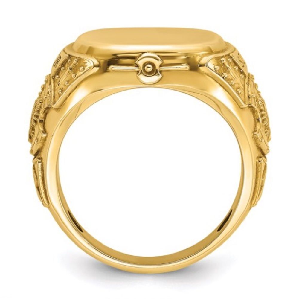 14k Gold IBGoodman Signet Ring - Picture 2 of 8
